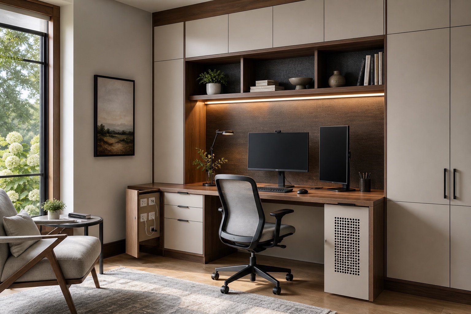 Light, acoustics and background